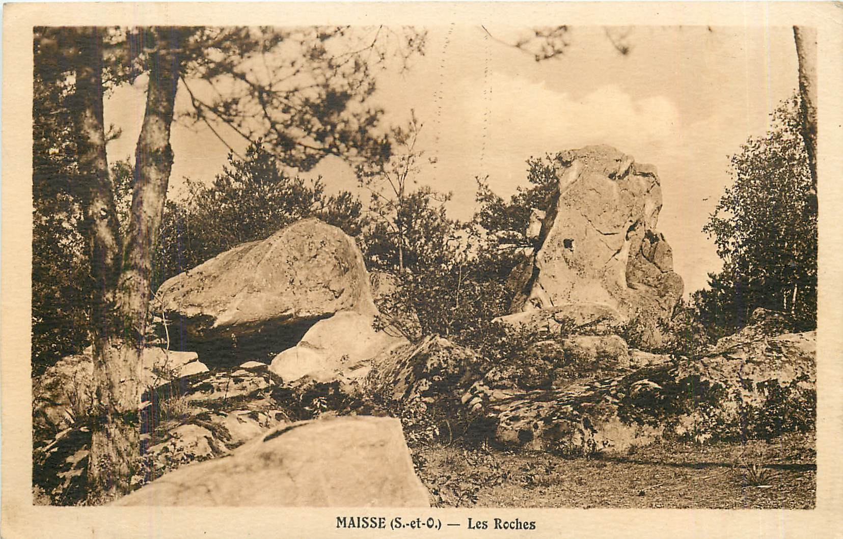 CPA Maisse S et O les Roches 