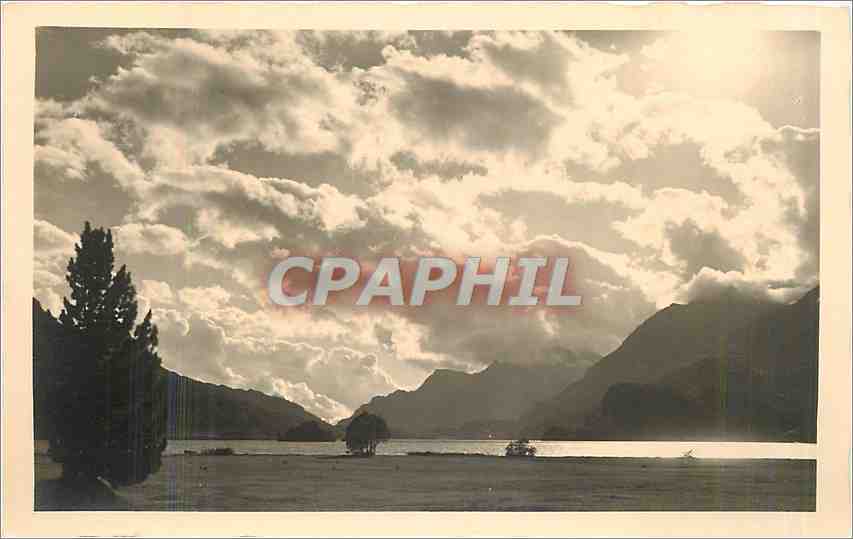 CPA Sils Im Engadin Gewitterstimmung am see 