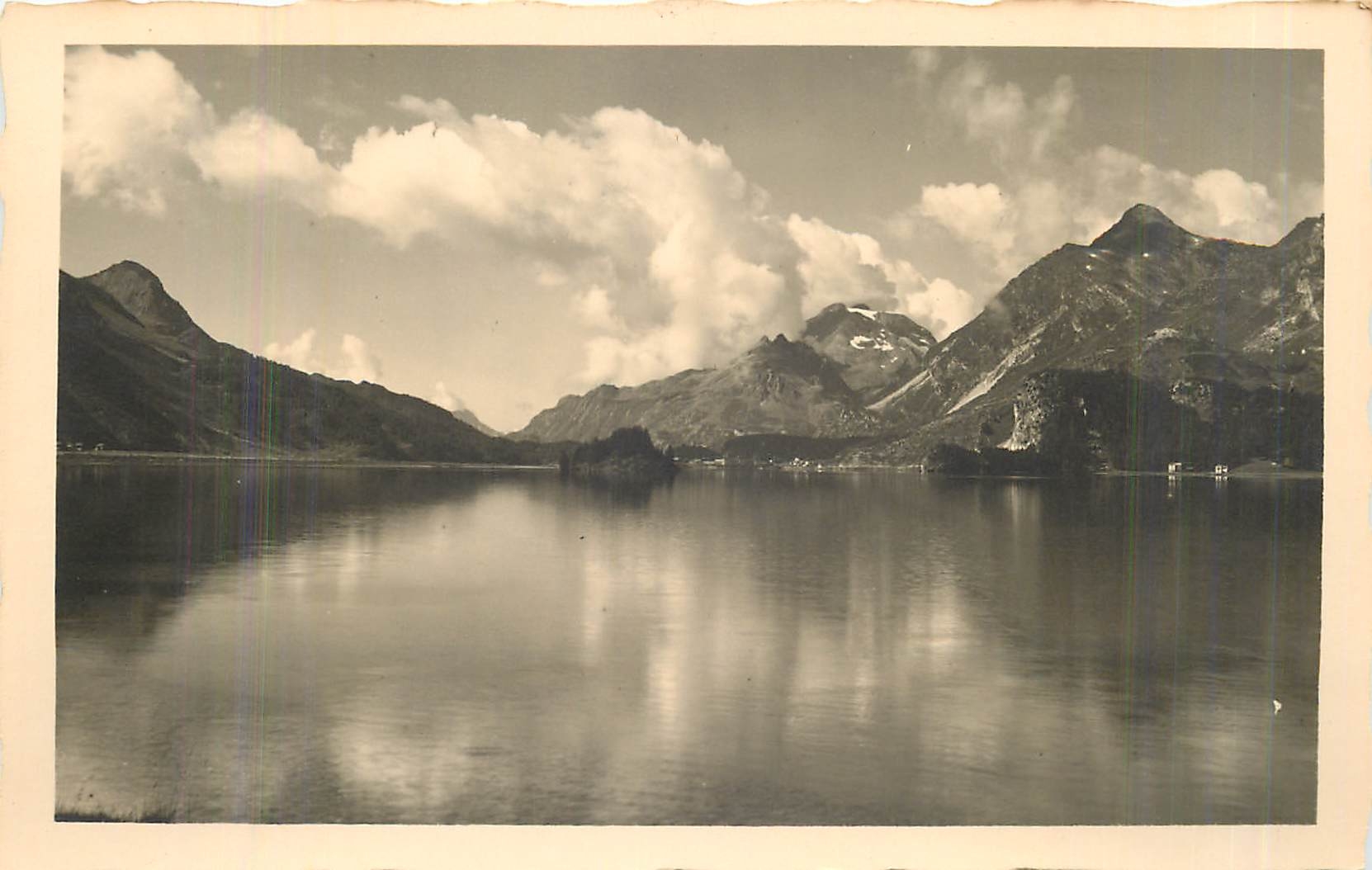 CPA Sils im Engadin Sommer am Silser see 
