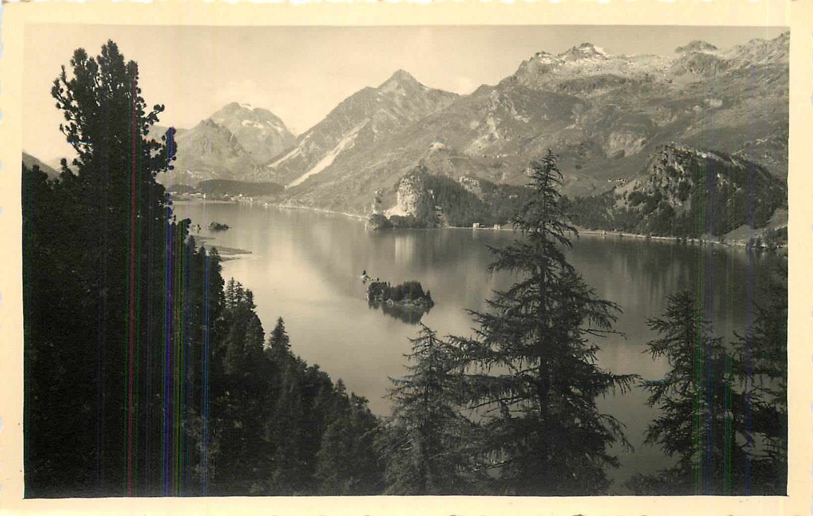 CPA Sils im Engadin Blick von der Bellavista auf den Silsersee 