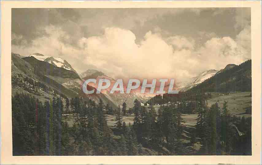 CPA Sils im Engadin Blick ins Fextal von der Larethohe 