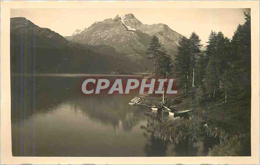 CPA Sils Maria im Engadin Chaste Blick auf Piz della Margna 