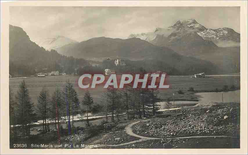 CPA Sils Maria und Piz la Margna 