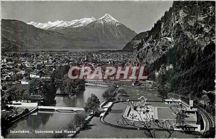 CPA Interlaken Untersen und Niesen 
