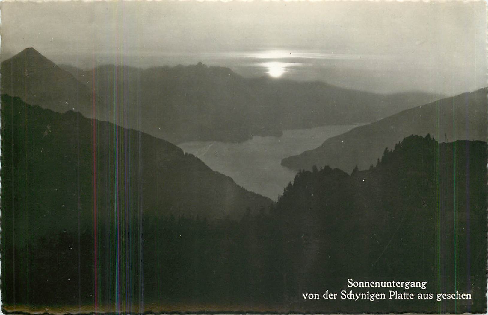 CPM Sonnenuntergang von der Schynigen Platte aus gesehen 