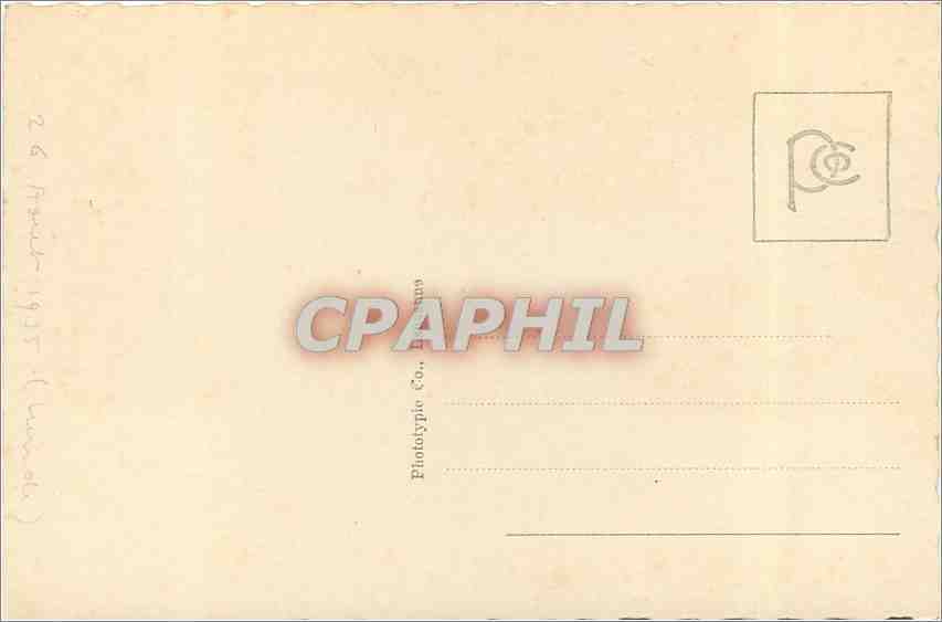 CPM Reclere Manteau de Napoleon  — Rückseite