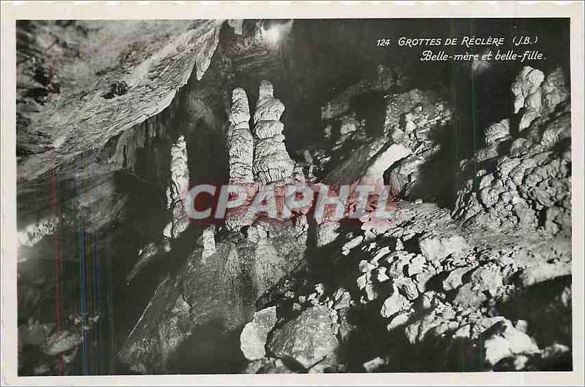 CPM Grottes de Reclere Belle mere et belle fille 