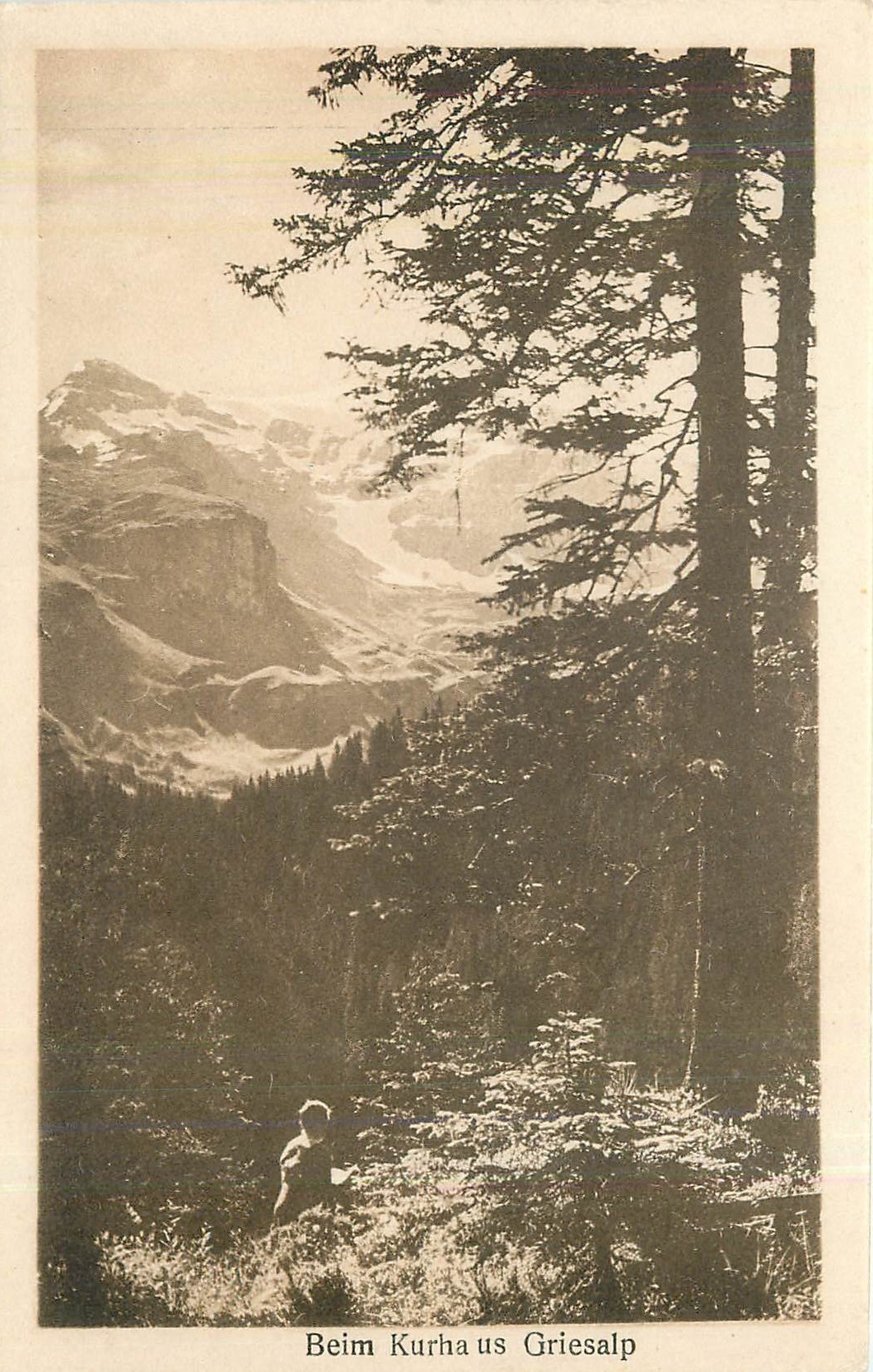 CPM Beim Kurha us Griesalp Gd Hotel und Kurhaus Griesalp 