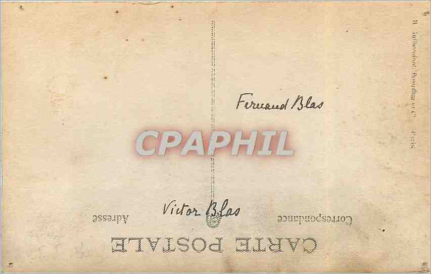 CARTE PHOTO Homme Militaria — Rückseite