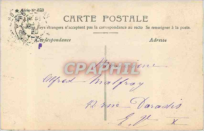 CPA En gage d'Amitie je vous envoie ces fleurs Enfant — Rückseite