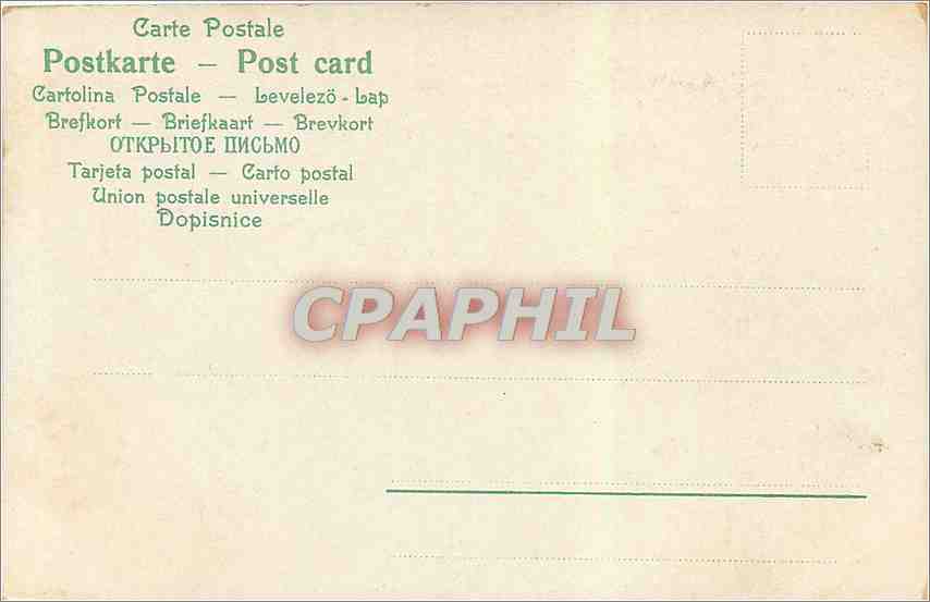CPA Fantaisie Montagne — Back