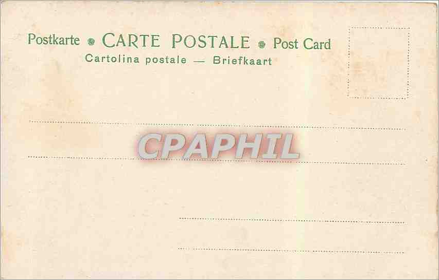 CPA Fantaisie Montagne — Rückseite