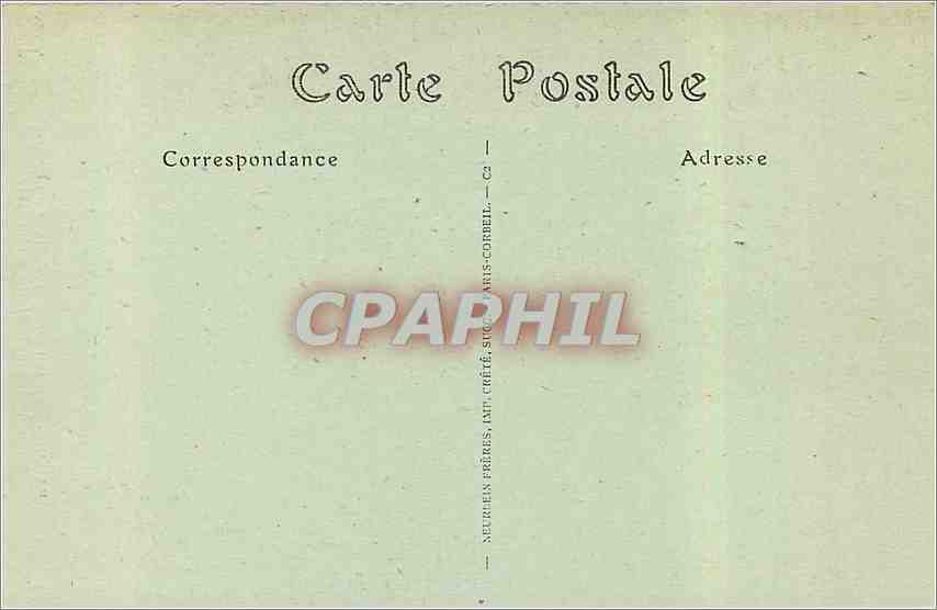 CPA Laon Portail central de la Cathedrale  — Rückseite
