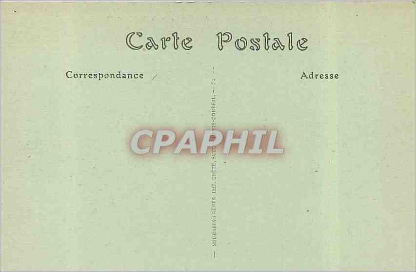 CPA Laon Gargouilles de la Cathedrale et Cour du Palais de Justice  — Rückseite