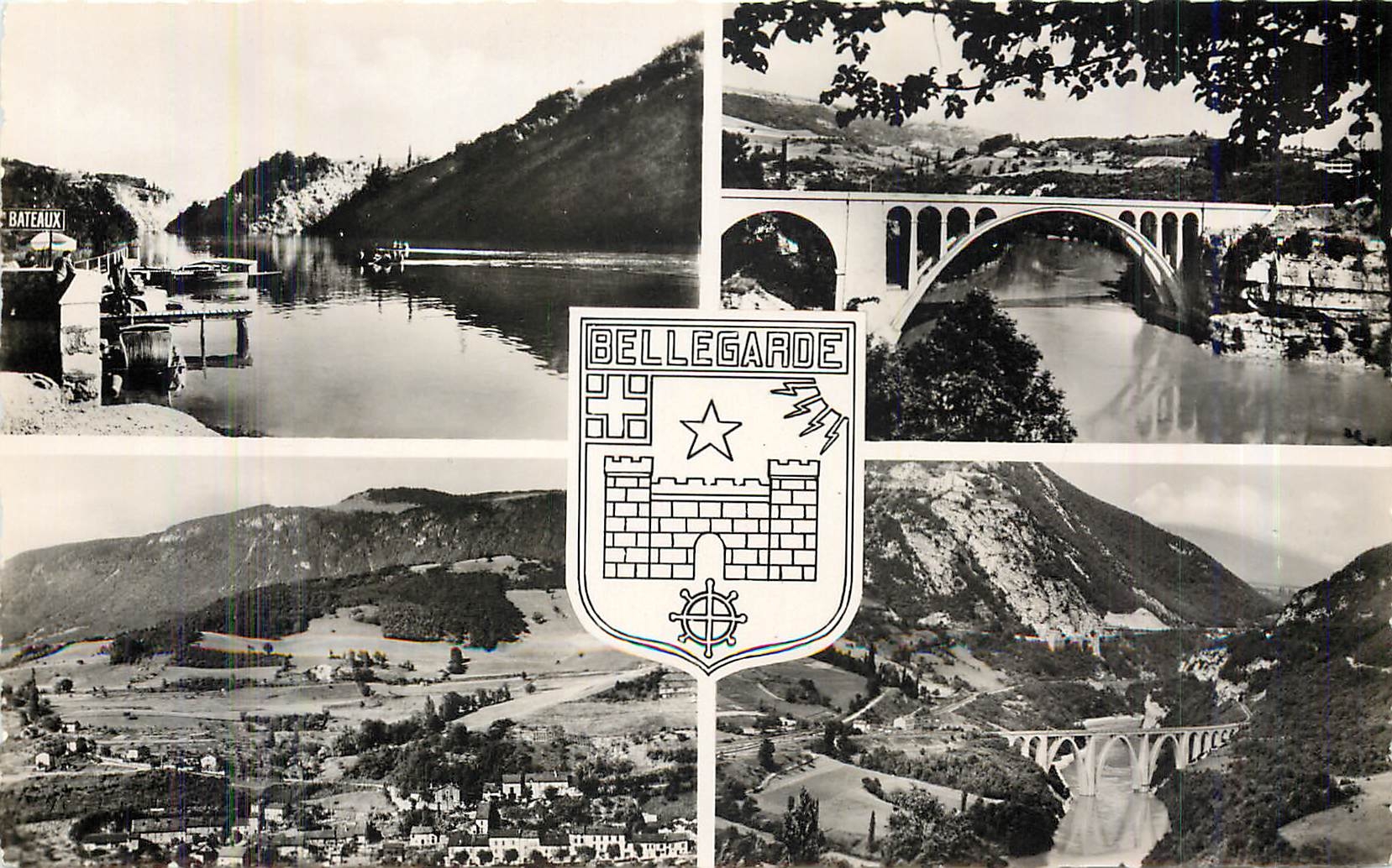 CPM Bellegarde le Lac le Pont neuf le Sorgia le Viaduc 