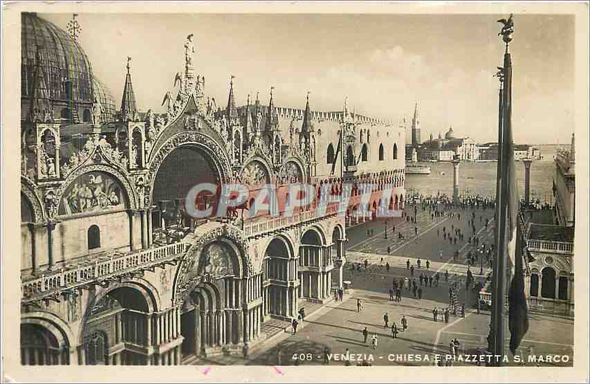 CPA Venezia Chiesa e Piazzetta S Marco 