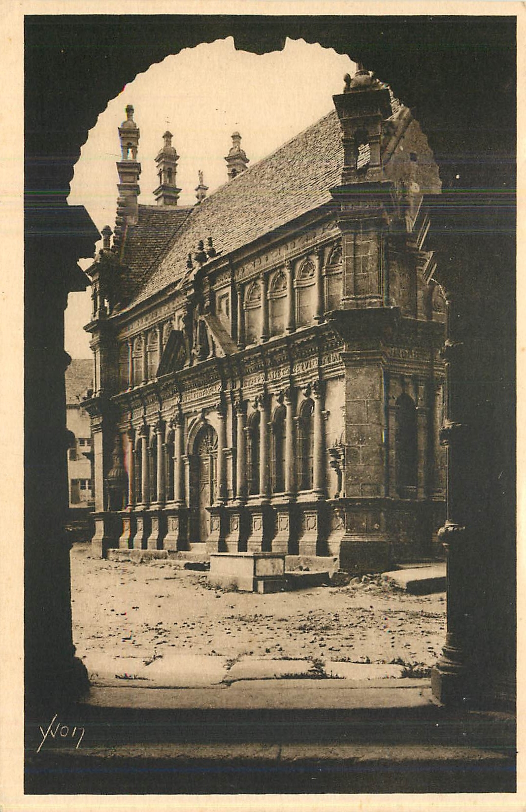 CPA Bretagne St Thegonnec Finistere l'Ossuaire 1676 