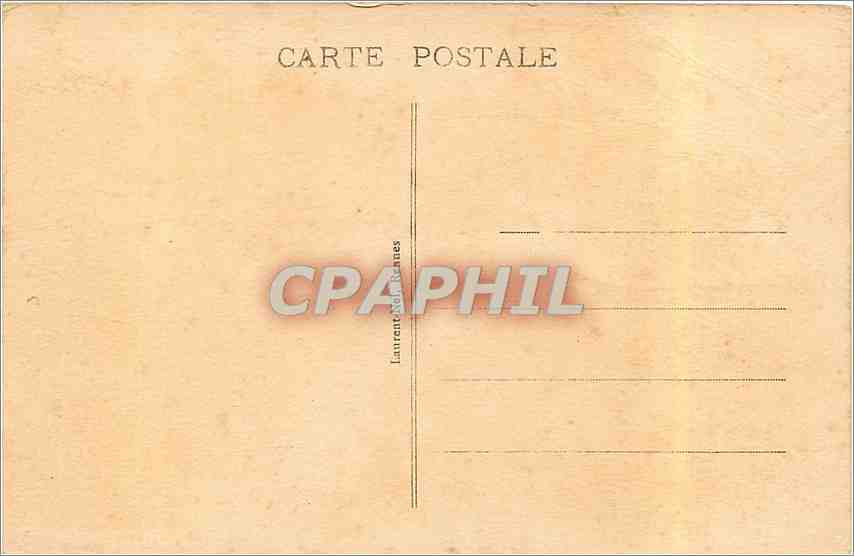 Rennes - Le Jardin sur la Vilaine ou Place de la République — éditeur Laurent & Cie, n° 4470 — Back