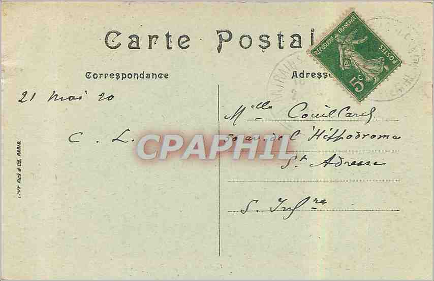 Le Mont-Saint-Michel — Pêcheurs des Grèves et Coquetières — LL. — Verso