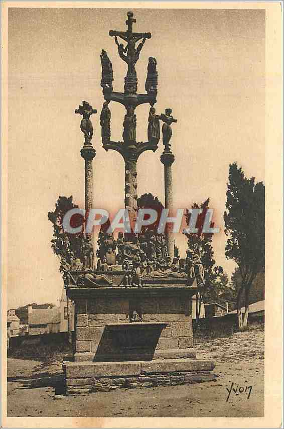 CPA Bretagne St Thegonnec finistere le Calvaire 1610 cote nord 