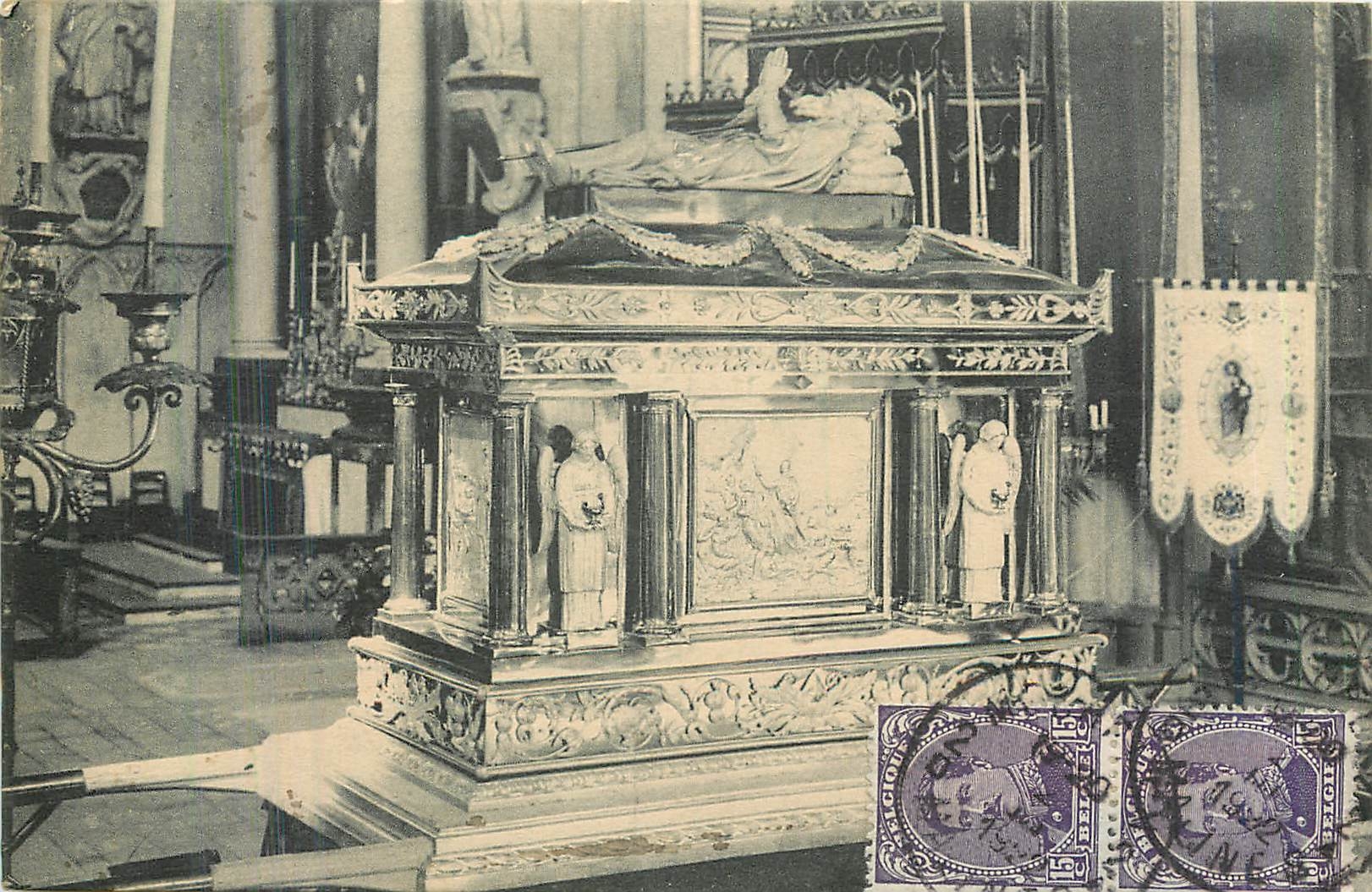 CPA Malines Chasse de St Rombaut a la Cathedrale chef d'oeuvre d'apres le projet de jacobs d'anvers 