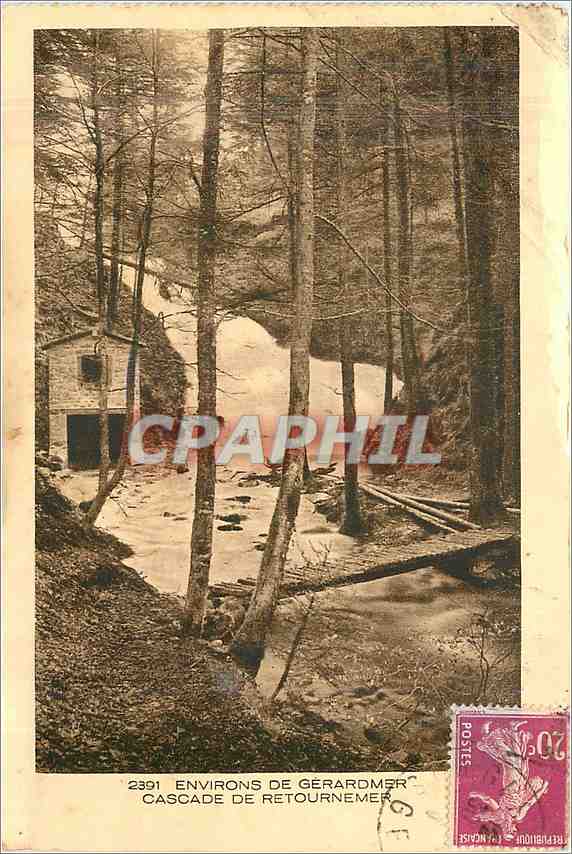 CPA Environs de Gerardmer Cascade de Retournemer 