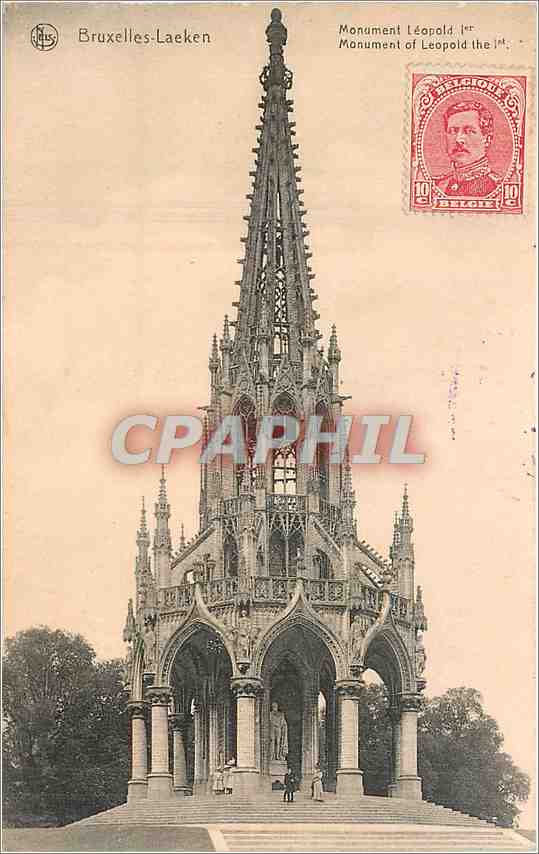 Monument Léopold Ier — Bruxelles-Laeken — Erm. Thill, Bruxelles, Série 1, No. 5