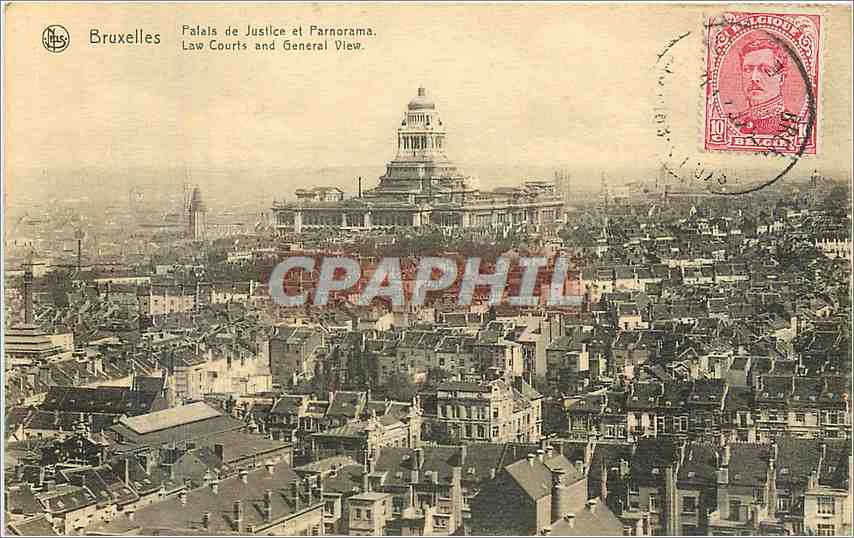 Bruxelles — Palais de Justice et Parnorama — N. Thill, Bruxelles, Série 1, N°28