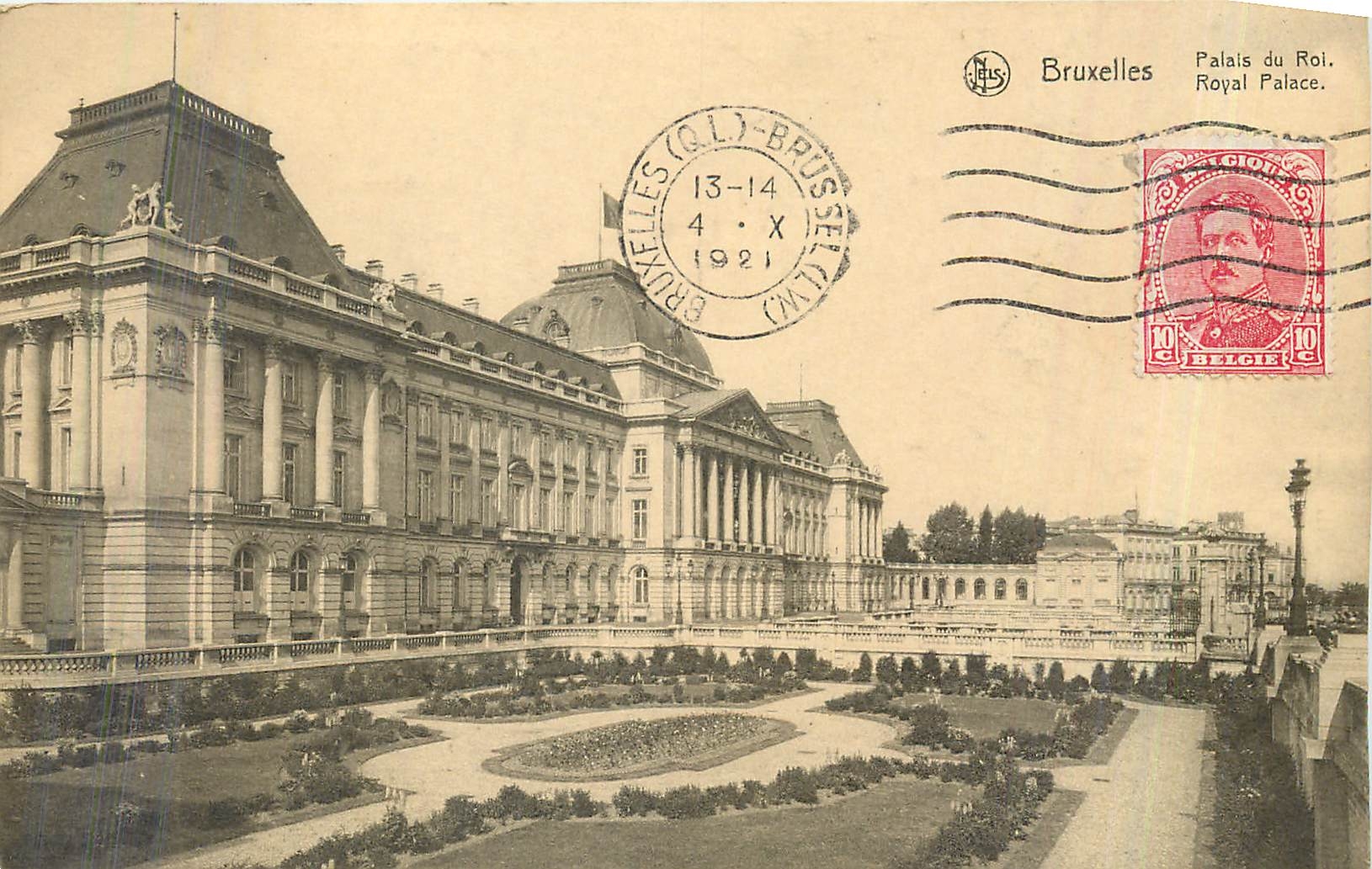 CPA Bruxelles Palais du Roi 