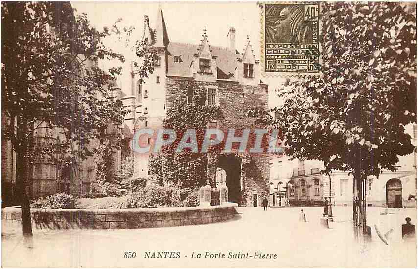 CPA Nantes la Porte Saint Pierre 