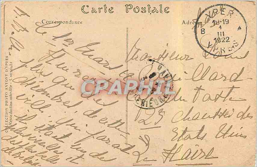 CPA Ypres Cathedrale St Martin et nouveau Musee  — Rückseite