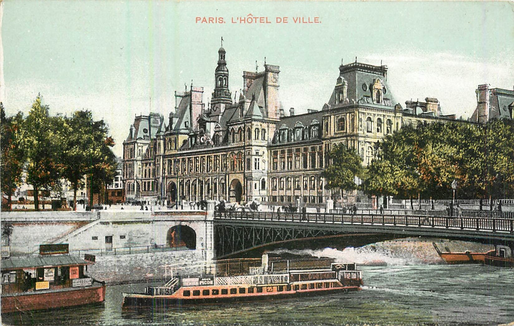 CPA Paris l'Hotel de Ville 
