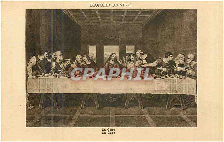 CPA Leonard de Vinci la Cena 