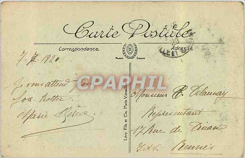 CPA Sainte Adresse le Nice Havrais le palais des Regates et la Heve  — Rückseite