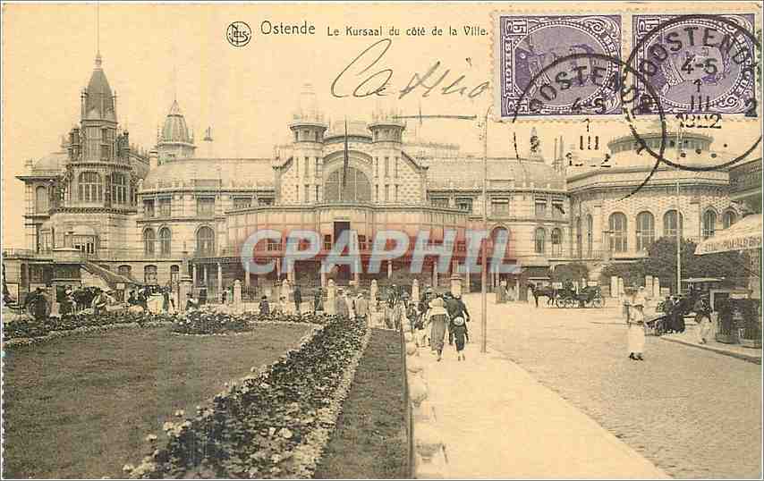 CPA Ostende le Kursaal du cote de la Ville 