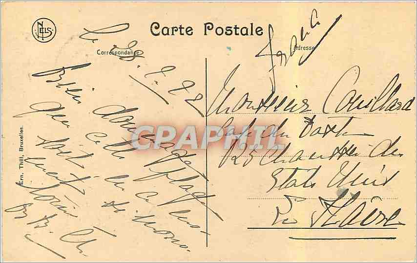 CPA Ostende le Kursaal du cote de la Ville  — Rückseite