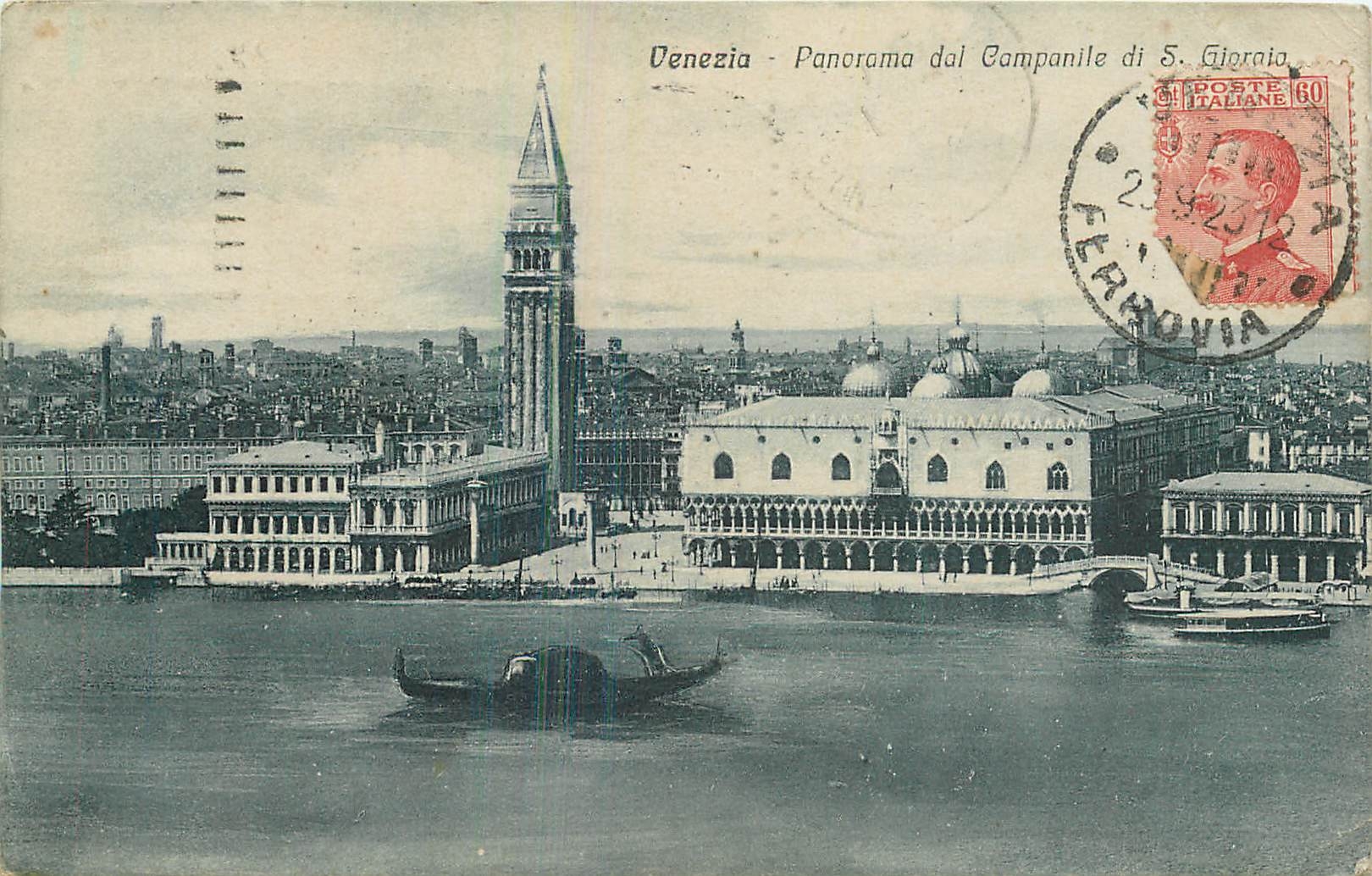 CPA Venezia Panorama dal Gampanile di S Glarala 