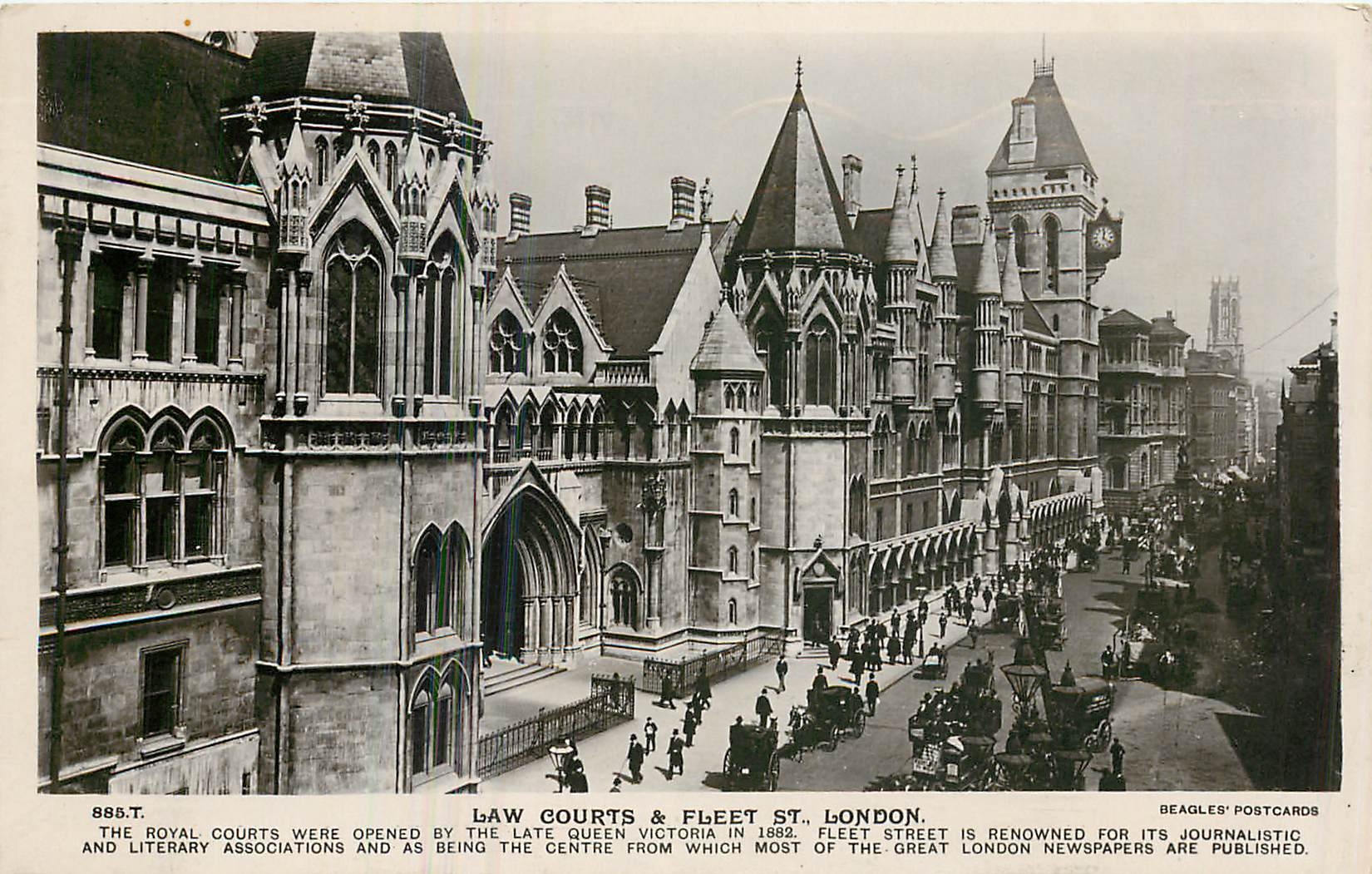 CPA Low Courts et Fleet St London 