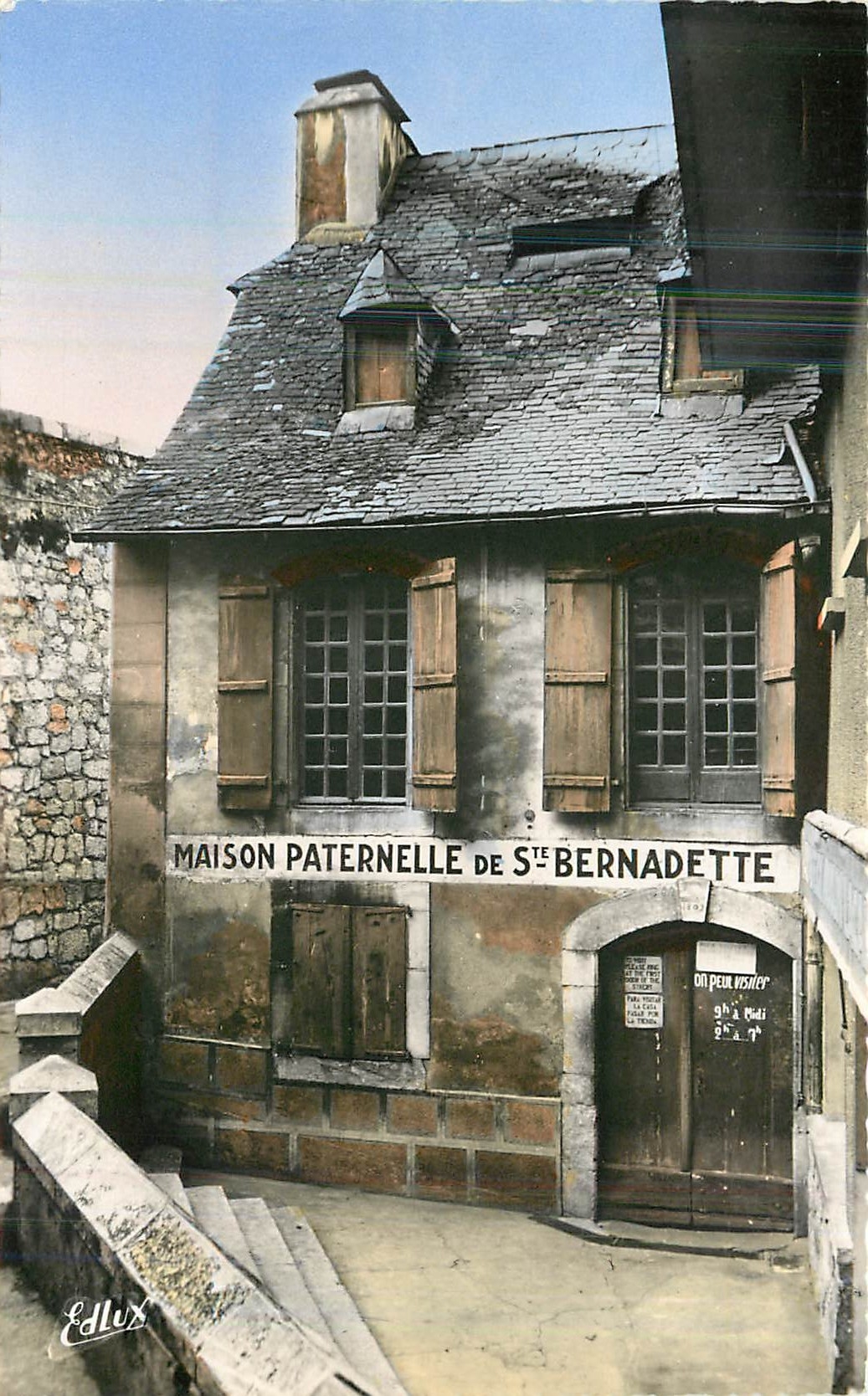 CPM Lourdes Maison paternelle de Ste Bernadette Soubirous 