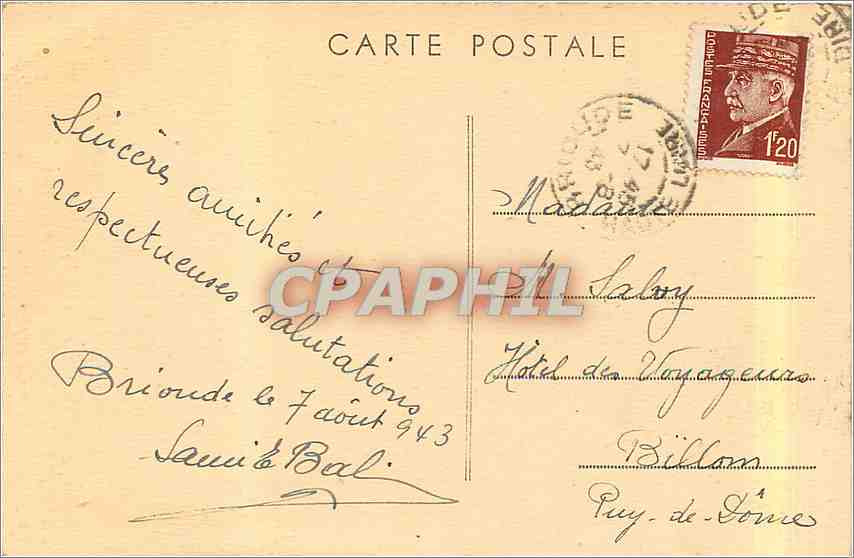 CPA Brioude Hte Loire Chvet Chapelles absidiales Abside et clocher octogonal  — Back