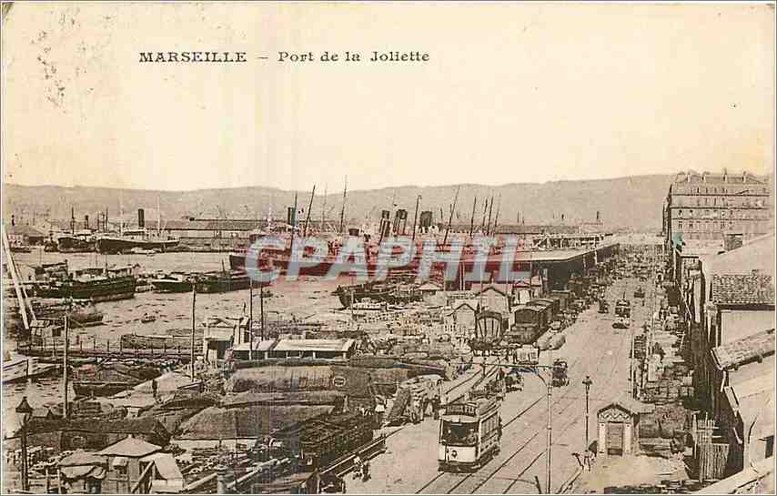 CPA Marseille port de la Joliette Bateaux