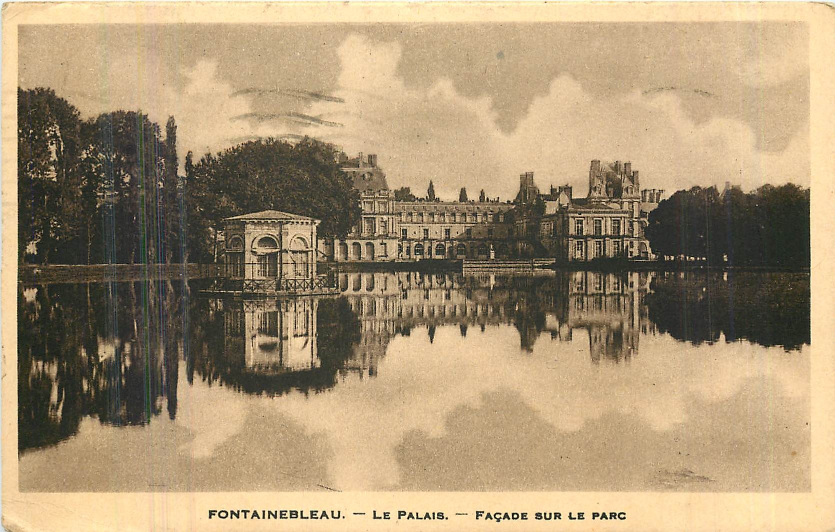 Fontainebleau — Il Palazzo — Facciata sul Parco