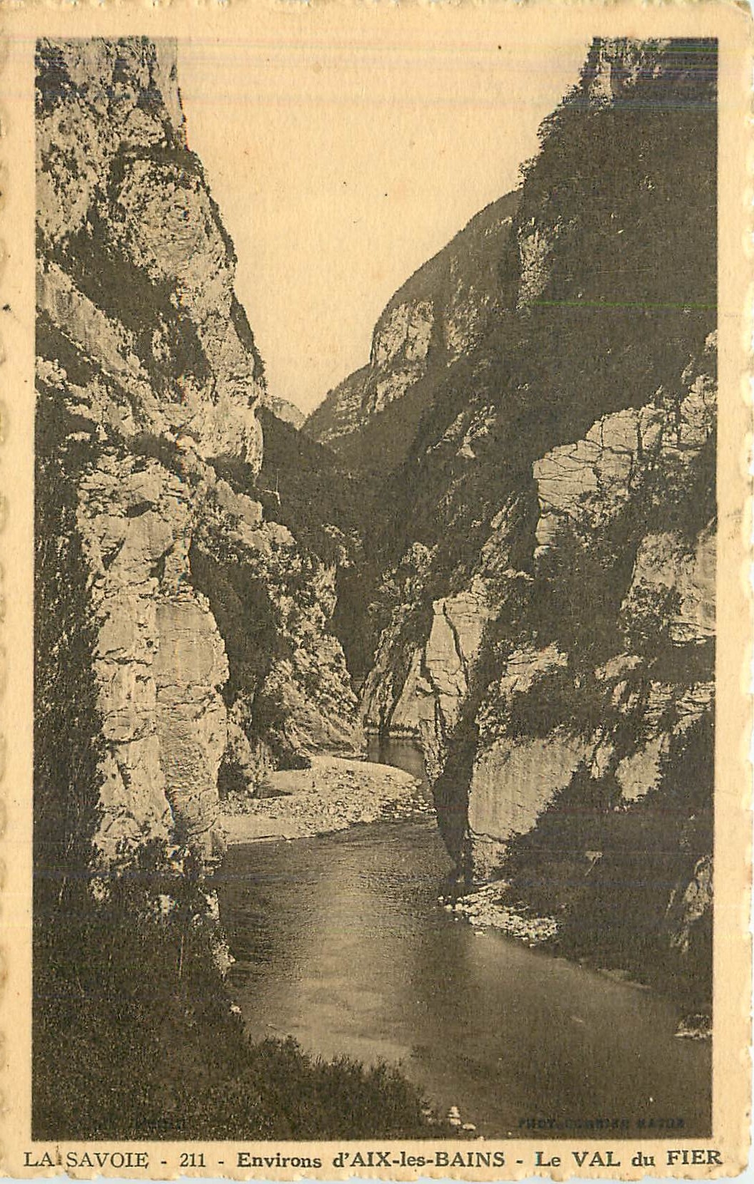 CPA La Savoie Environs d'Aix les Bains le val du Fier 