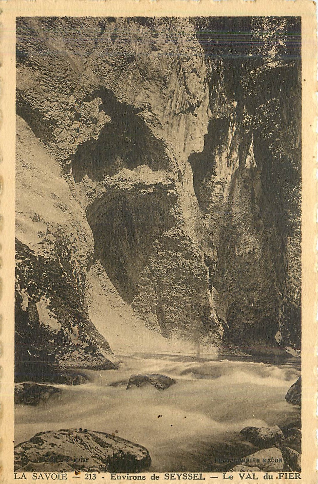 Le Val du Fier — Environs de Seyssel — La Savoie — N°213 — Éditeur : Dublier Macon