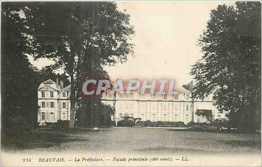 CPA Beauvais la Prefecture facade principale cote ouest 