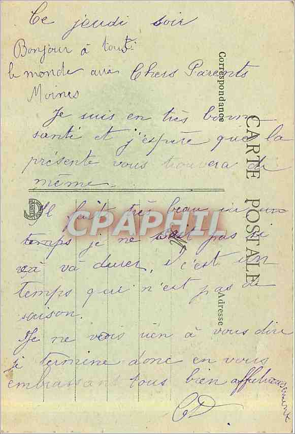 CPA Versailles Voiture du Sacre de Charles X  — Verso