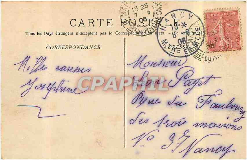 CPA Marseille exposition coloniale afrique occidentale ferme soudanaise  — Rückseite