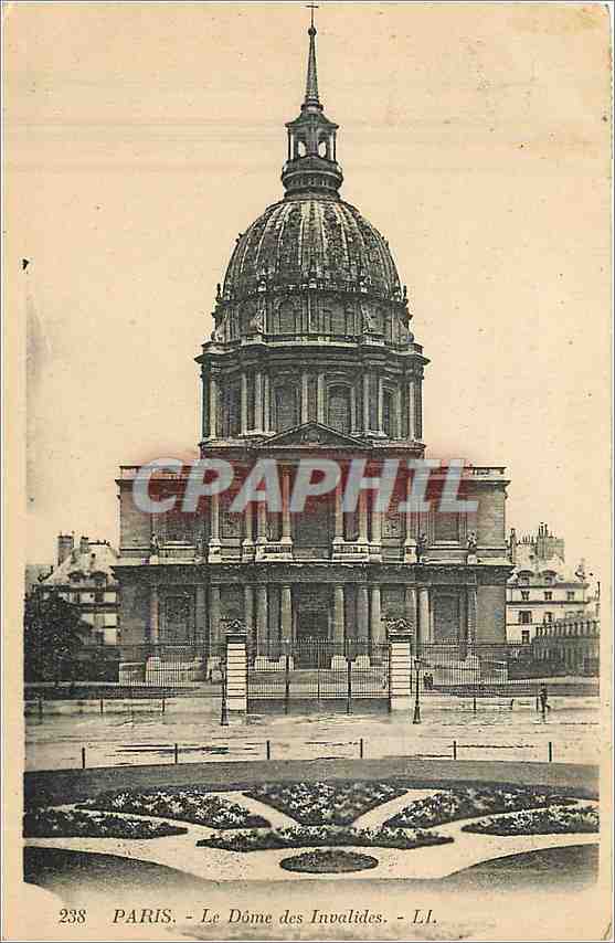 CPA Paris le dome des Invalides 