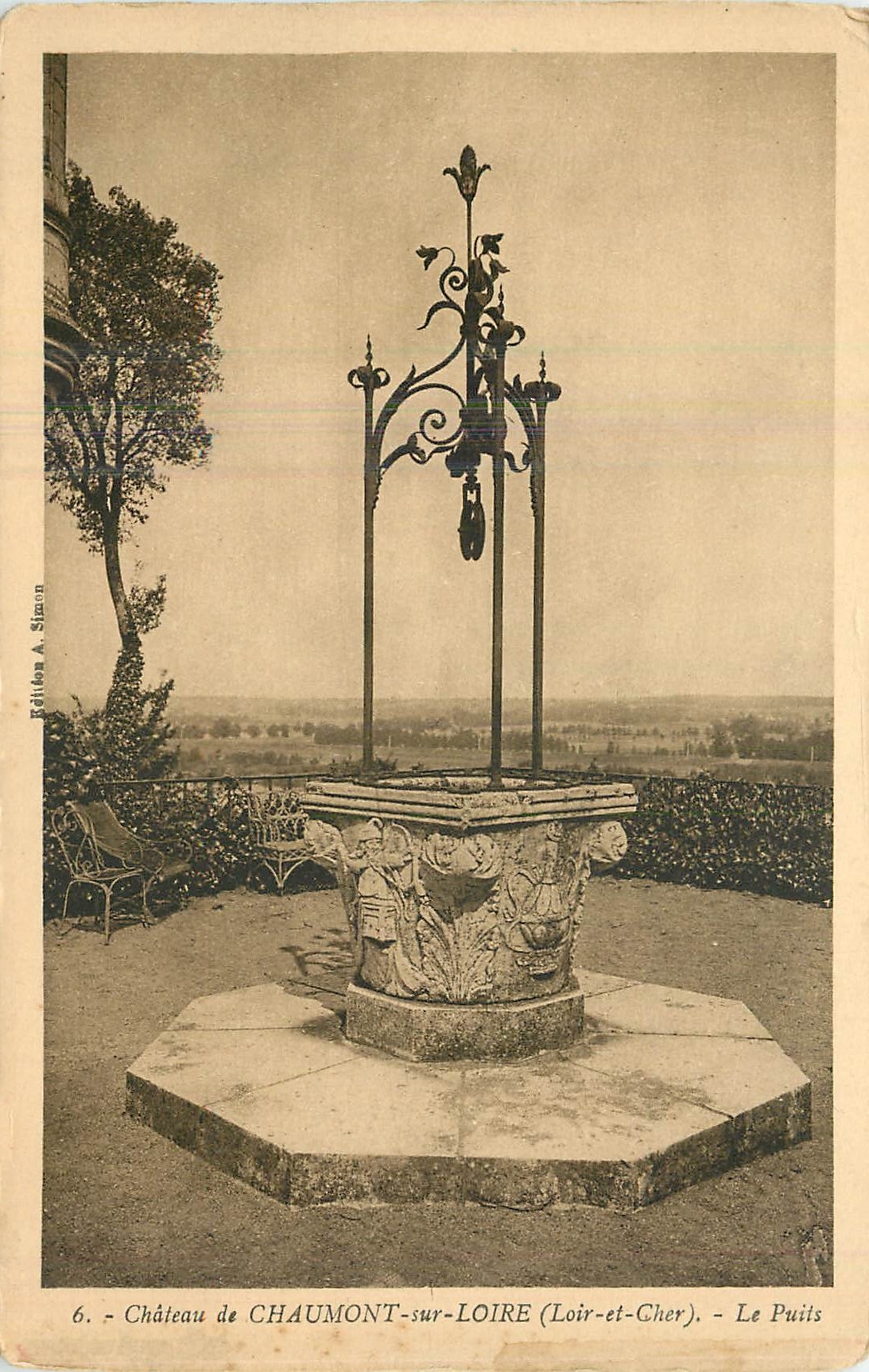 CPA Chateau de Chaumont sur Loire Loir et Cher le Puits 
