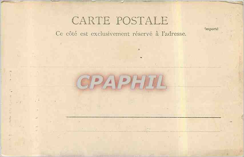 CPA Lourdes funiculaire sur le pic du Jer  — Verso